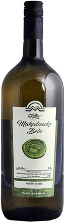 Вино Tikves  Makedonsko Belo Тиквеш  Македонско Бело 1500 мл