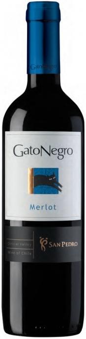 Вино Gato Negro Merlot Гато Негро Мерло 2016 750 мл