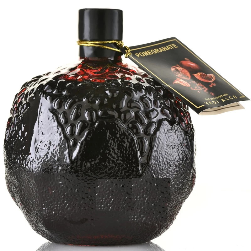 Вино Веди Алко Гранат красное полусладкое  в сувенирной бутылке  750 мл  12%