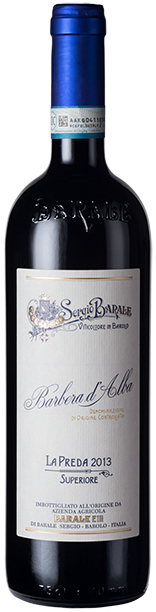 Вино Barale Fratelli La Preda Barbera d'Alba Superiore DOC Барале Фрателли Ла Преда Барбера д'Альба Суперьоре   2013 750 мл