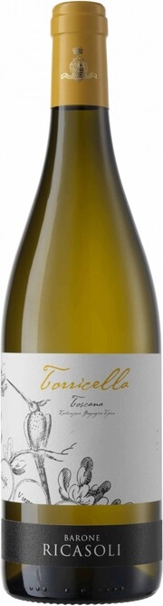 Вино  Barone Ricasoli Torricella  Chardonnay di Toscana IGT Торричелла 2020 750 мл