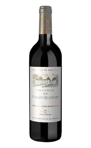 Вино Cheval Quancard Chateau de Paillet-Quancard Cadillac Côtes de Bordeaux Шеваль Канкар Шато де Пайет-Канкар Кадийак Кот де Бордо АОС 2015 750 мл