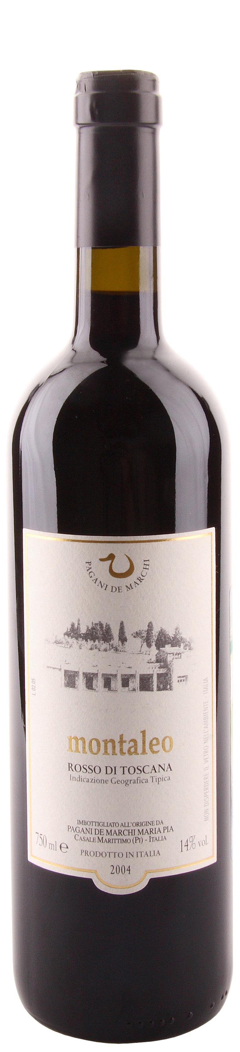 Вино Pagani de Marchi Montaleo IGT Toscana Rosso Пагани де Марки Монталео IGT Тоскана Россо 2016 750 мл