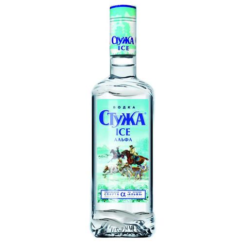 Водка Стужа Айс Альфа 375 мл