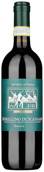 Вино Fattoria Le Pupille Morellino di Scansano Riserva DOCG 2021  750 мл