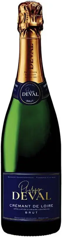 Игристое вино Philippe Deval Brut Cremant de Loire  750мл 12%