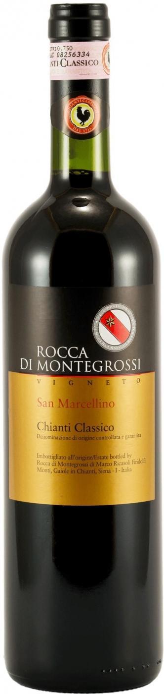 Rocca di Montegrossi, Chianti Classico DOCG, Кьянти Классико ДОСДжи Виньето Сан Марчеллино, Рокка ди Монтегросси,красное сухое 2014 750 мл