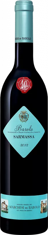 Вино Marchesi di Barolo  Sarmassa 10 Anni Barolo Маркези ди Бароло Сармасса 10 Анни Бароло 2012 750 мл 14%