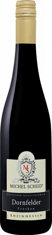Вино  Michel Scheid  Dornfelder  Rheinhessen Einig-Zenzen Михель Шайд   Дорнфельдер  Райнхессен Айних Зензен 2017 750 мл