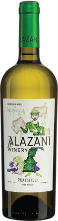 Вино  Kakhetia Alazani Winery Rkatsiteli    2018  750  мл