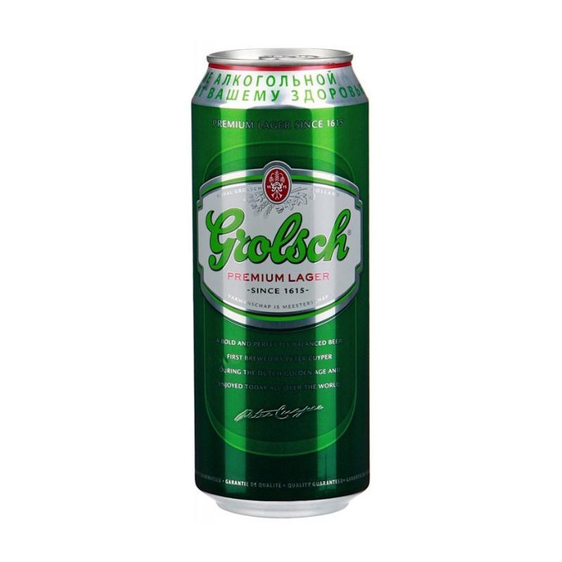Пиво Grolsch Premium Lager Гролш Премиум Лагер ж/б 500 мл