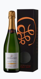 Шампанское Apollonis Cuvee Authentic Meunier Blanc de Noirs Brut gift box  750 мл