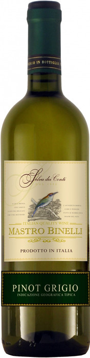 Вино  Mastro Binelli Pinot Grigio  Emilia IGT   750 мл