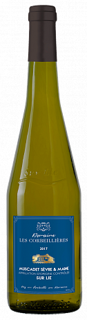 Вино  Domaine Les Corbeilleres  Muscadet Sevre & Maine Домен Ле Корбейер  Мюскаде Севр э Мэн. Сюр Ли 2020  750  мл