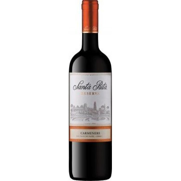 Вино Santa Rita Carmenere. Reserva Санта Рита Карменер. Резерва 2015 750 мл
