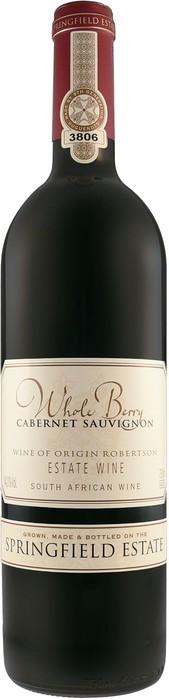 Вино Springfield Estate Whole Berry Cabernbet Sauvignon Спрингфилд Истейт Хоул Бери Каберне-Совиньон 2018 750 мл