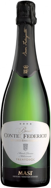 Игристое вино Conte Federico dei Bossi Fedrigotti Brut Trento DOC  2011 750 мл