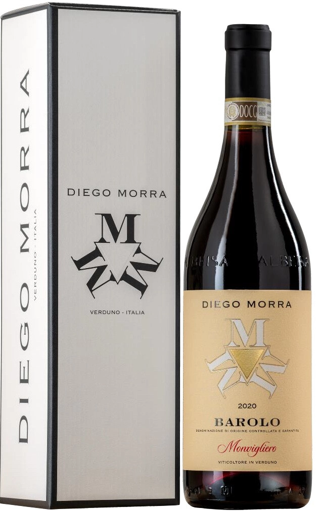Вино Diego Morra  Barolo Monvigliero DOCG  gift box 2020 750 мл 14,5%
