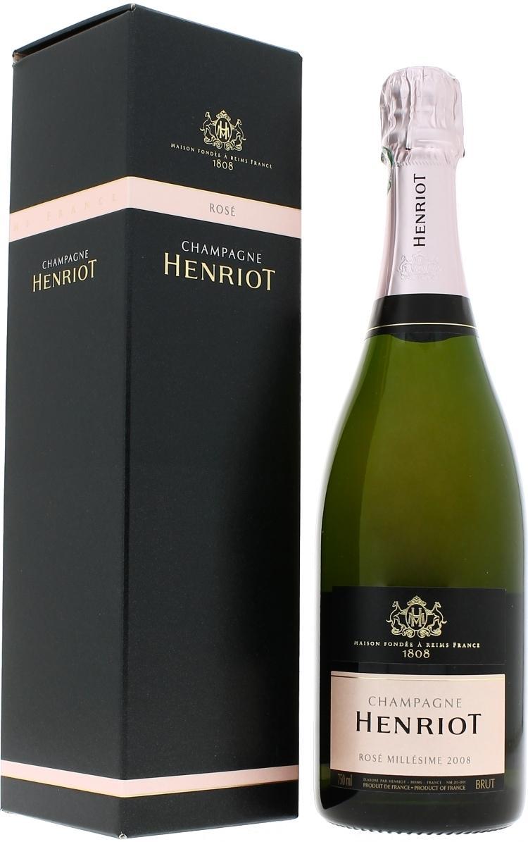 Шампанское Henriot  Brut Millesime Rose  gift box  2012  750 мл