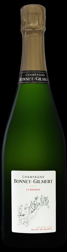 Шампанское Bonnet Gilmert Blanc de Blancs La Réserve Brut Grand Cru Champagne АОС 2019 375 мл