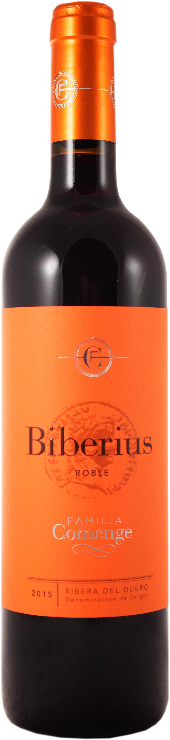 Вино Bodegas Comenge, "Biberius" Roble, 2015/Вино Бодегас Коменхе, "Бибериус" Робле, 2015, 0,75