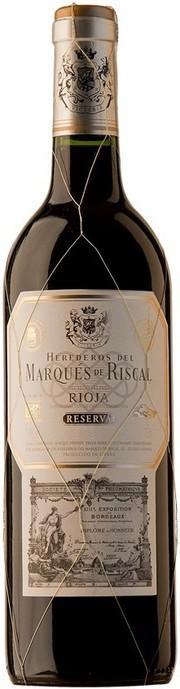 Вино Herederos del Marques de Riscal Reserva  Rioja  Эредерос дель Маркес де Рискаль Ресерва  2014  375 мл
