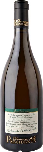 Вино Domaine de la Presidente, Un Dimanche d’Octobre en famille, Cotes du Rhone AOC, Домен де ла Президент, Ан Диманш д'Октобр ан Фамий, Кот дю Рон, 2005