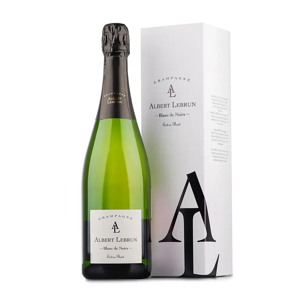 Шампанское  Champagne Albert Lebrun Blanc de Noirs Extra Brut  gift box   750 мл 12 %