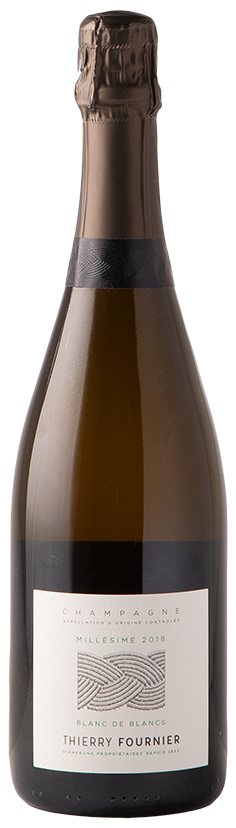 Шампанское Thierry Fournier Millésimé  Blanc de Blancs Brut  2018  750 мл 12%
