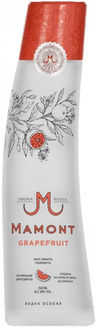 Водка Мамонт Грейпфрут  500 мл