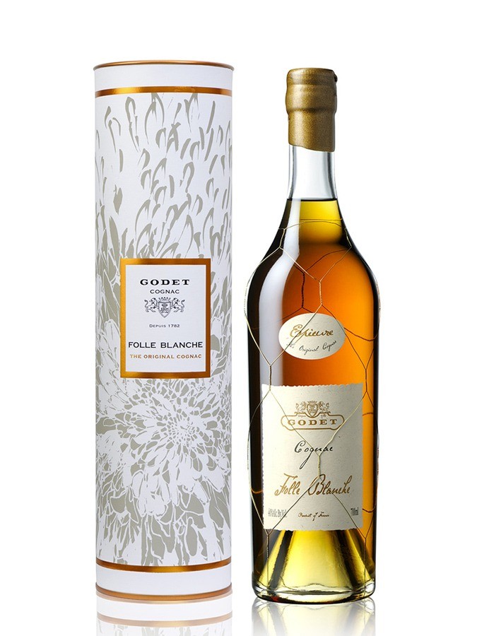 Коньяк  Godet Single Grape Folle Blanche gift box 700 мл