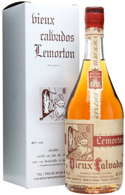 Calvados Lemorton Vintage gift box Лемортон  Винтаж  в подарочной коробке 1999 700 мл