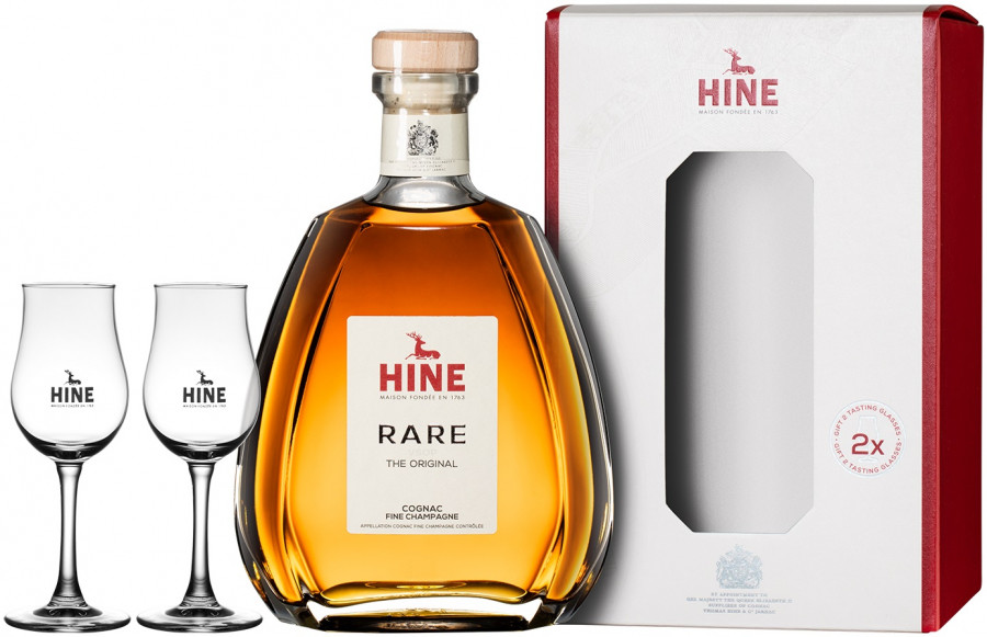 Коньяк Hine Rare VSOP with box 2 glasses  700 мл