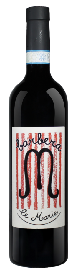 Вино Le Marie  Pinerolese Barbera DOC, 2020    750 мл  14,5%