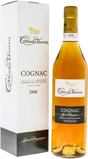 Коньяк Claude Thorin Vintage Cognac Grande Champagne gift box  2000  700 мл