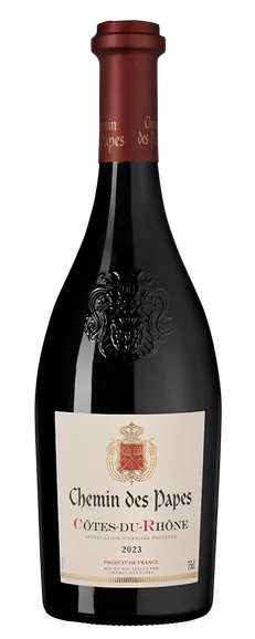Вино  Les Grands Chais de France Chemin des Papes Cotes du Rhone Rouge  2023  750 мл