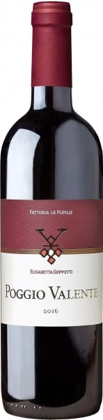 Вино Fattoria Le Pupille Poggio Valente Rosso Toscana IGT  2020  750 мл