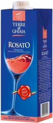 Вино Rosato Terre di Ghiaia IGT  Tetra Pak    1000 мл