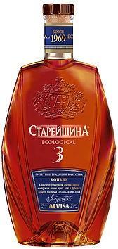 Коньяк Российский Старейшина 3 года 1000 мл