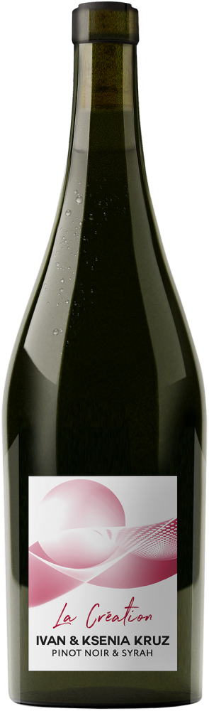 Вино  Иван и Ксения Круз Ла Креасьон Сира   Пино Нуар  2022  розовое сухое  750 мл