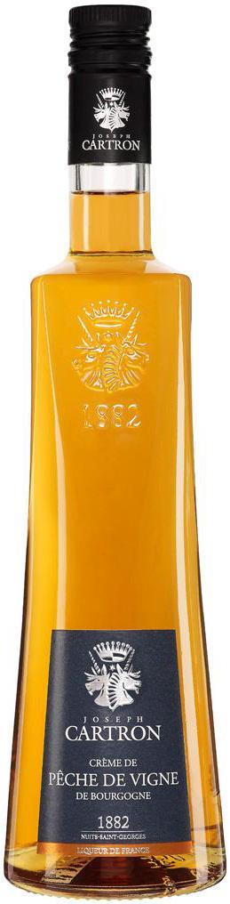 Ликер Joseph Cartron  Creme de Peche de Vigne de Bourgogne  700 мл