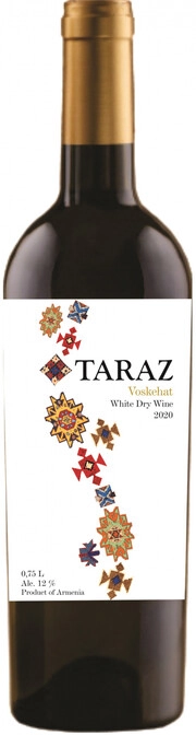 Вино  Taraz   Voskehat 2020 750 мл  12 %