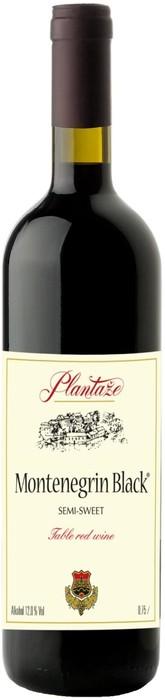 Вино Plantaze Montenegrin Black Semi-sweet Плантаже Монтенегрин  Блэк Полусладкое 750 мл