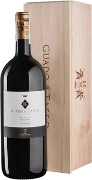 Вино  Antinori  Guado Al Tasso Bolgheri Superiore DOC   в деревянной коробке 2020 1500 мл 14,5%