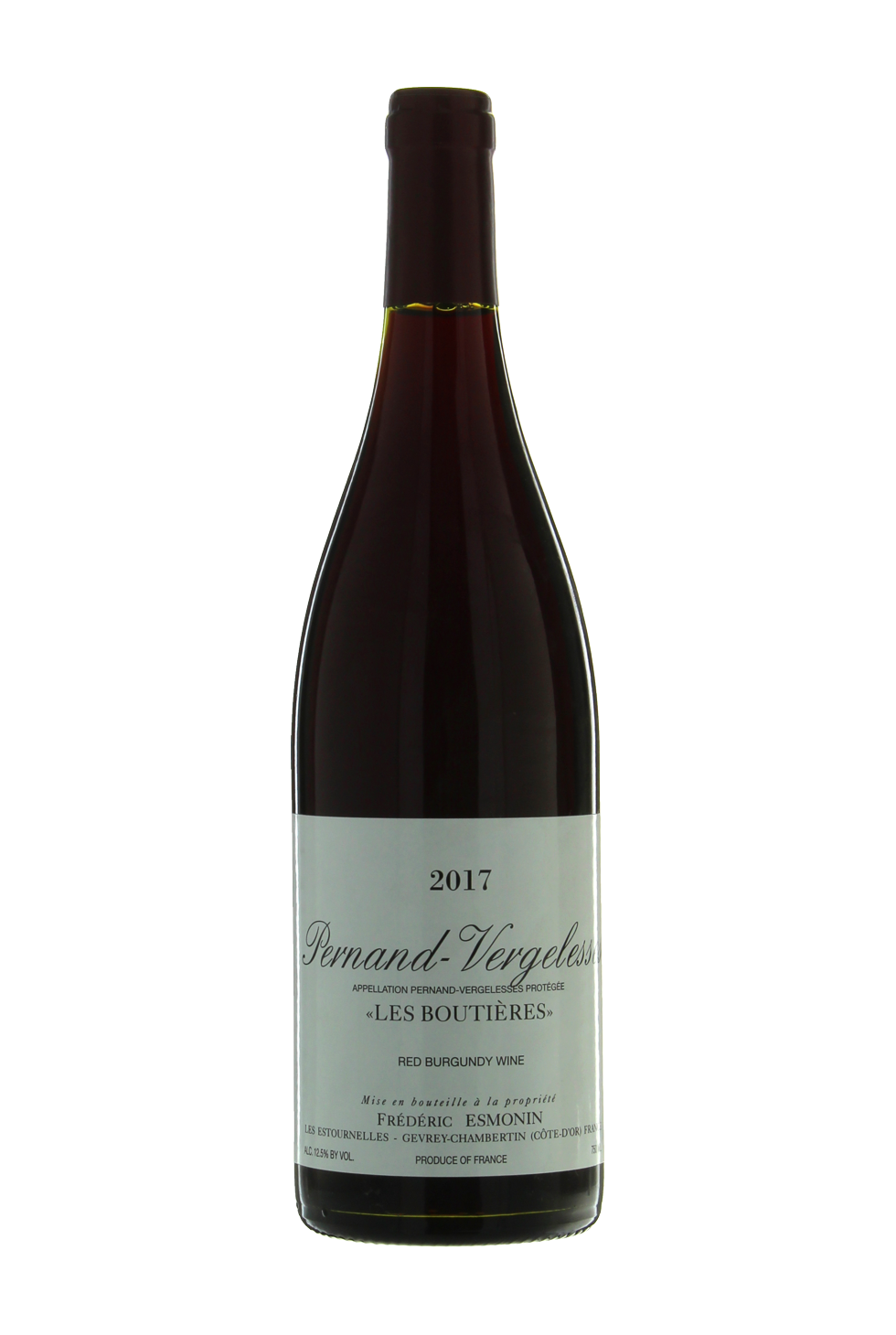 Вино Frederic Esmonin Les Boutieres Pernand-Vergelesses AOC Фредерик Эсмонэн Ле Бутьер Пернан-Вержелесс 2017 750 мл