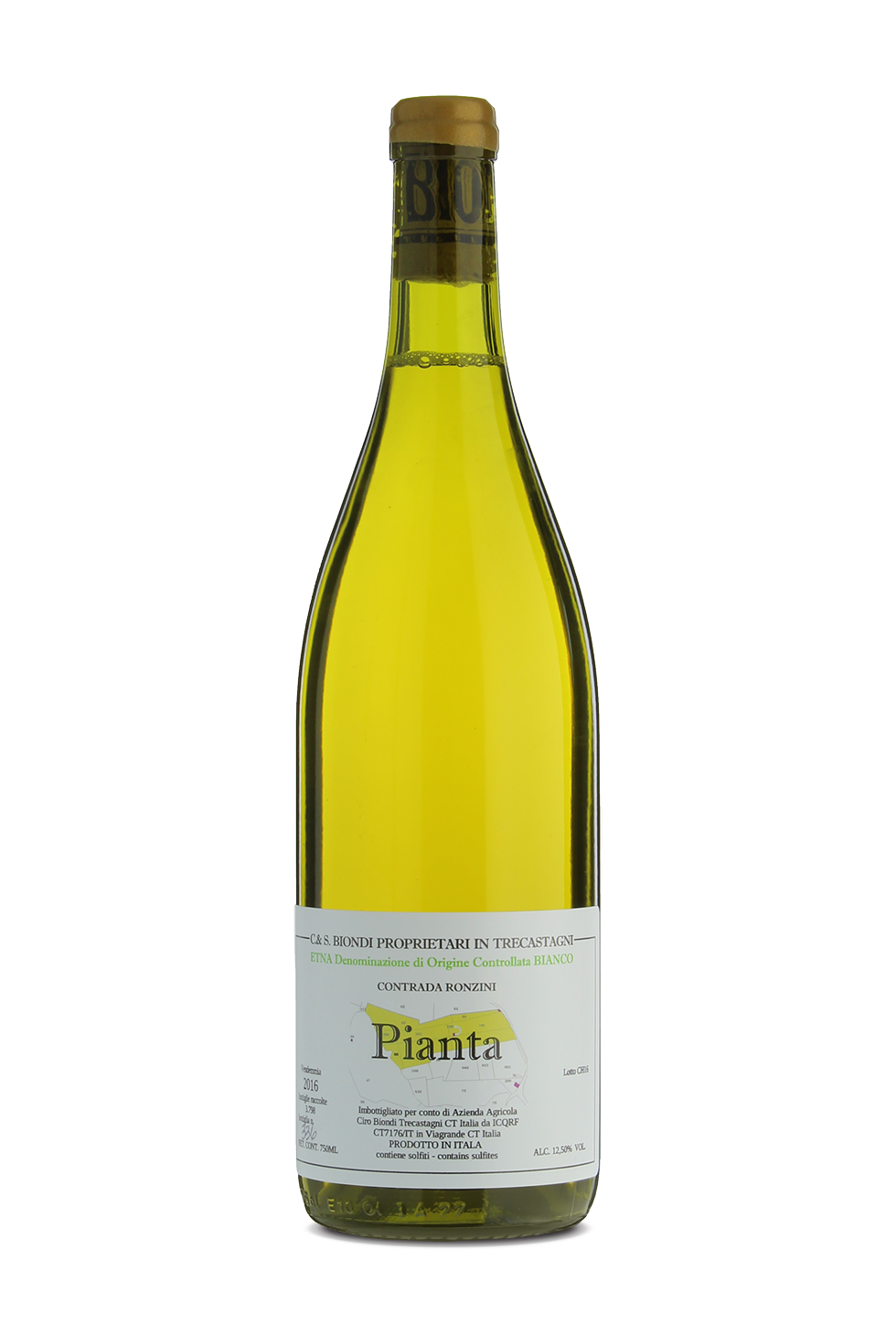 Вино Azienda Agricola Ciro Biondi Pianta Etna DOC 2016 750 мл