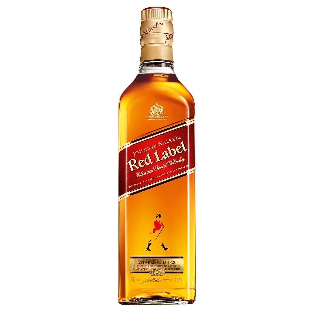 Виски Johnnie Walker, Джонни Уокер Рэд Лэйбл (красная этикетка) 700 мл