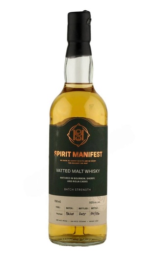Виски  Spirit Manifest Vatted Malt 700 мл  51%