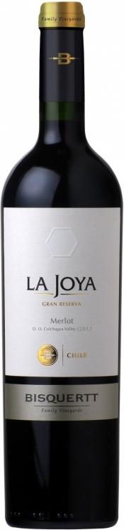 Вино Bisquertt  La Joya  Gran Reserva  Merlot  Colchagua Valley DO Ла Хойя  Гран Резерва  Мерло  2012  750 мл