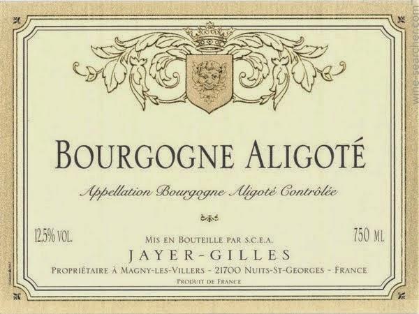 Вино Jayer-Gilles Bourgogne Aligote AOC Жайе Жиль Бургонь Алиготе 2012 750 мл